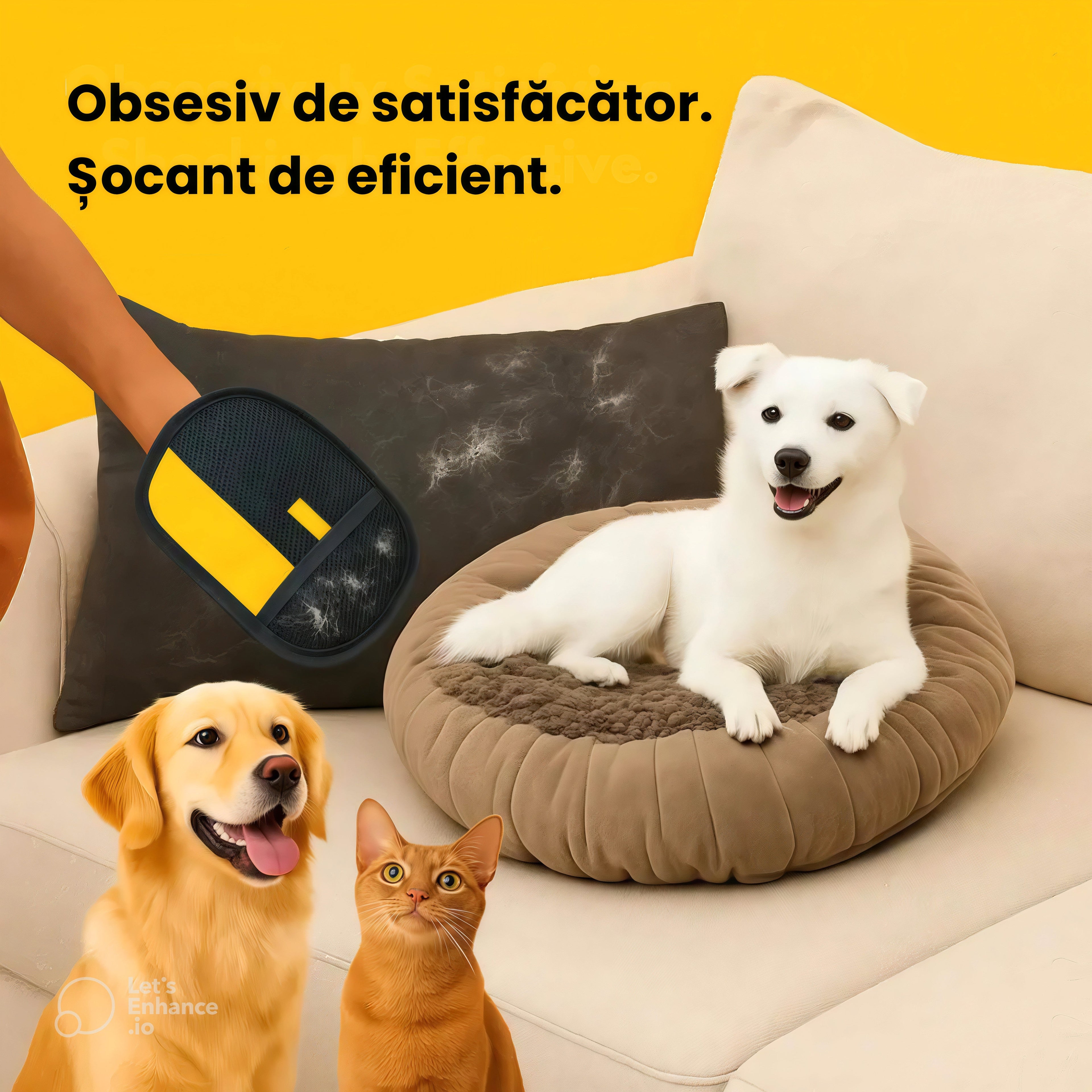 ViloGlove™ – Mănușa supremă pentru îndepărtarea părului animalelor de companie