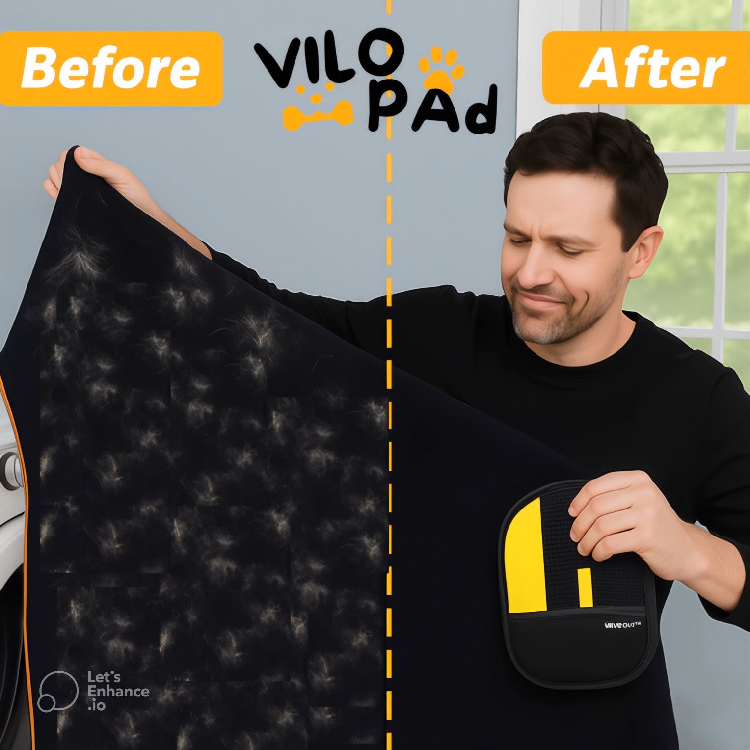 ViloGlove™ – Mănușa supremă pentru îndepărtarea părului animalelor de companie