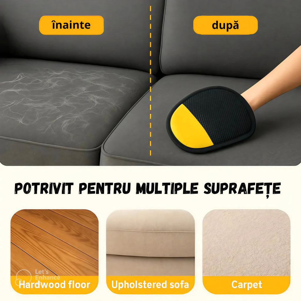 ViloGlove™ – Mănușa supremă pentru îndepărtarea părului animalelor de companie